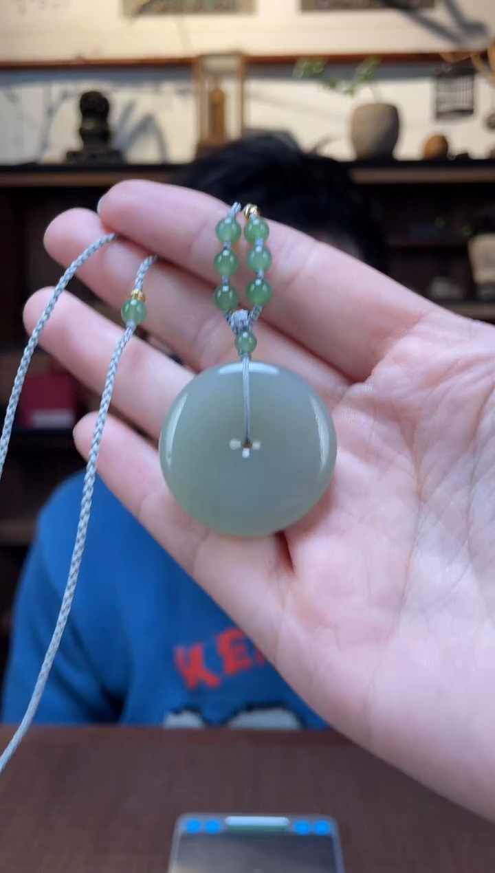 【闪购商品】和田玉吊坠未镶嵌和田玉平安扣吊坠XY