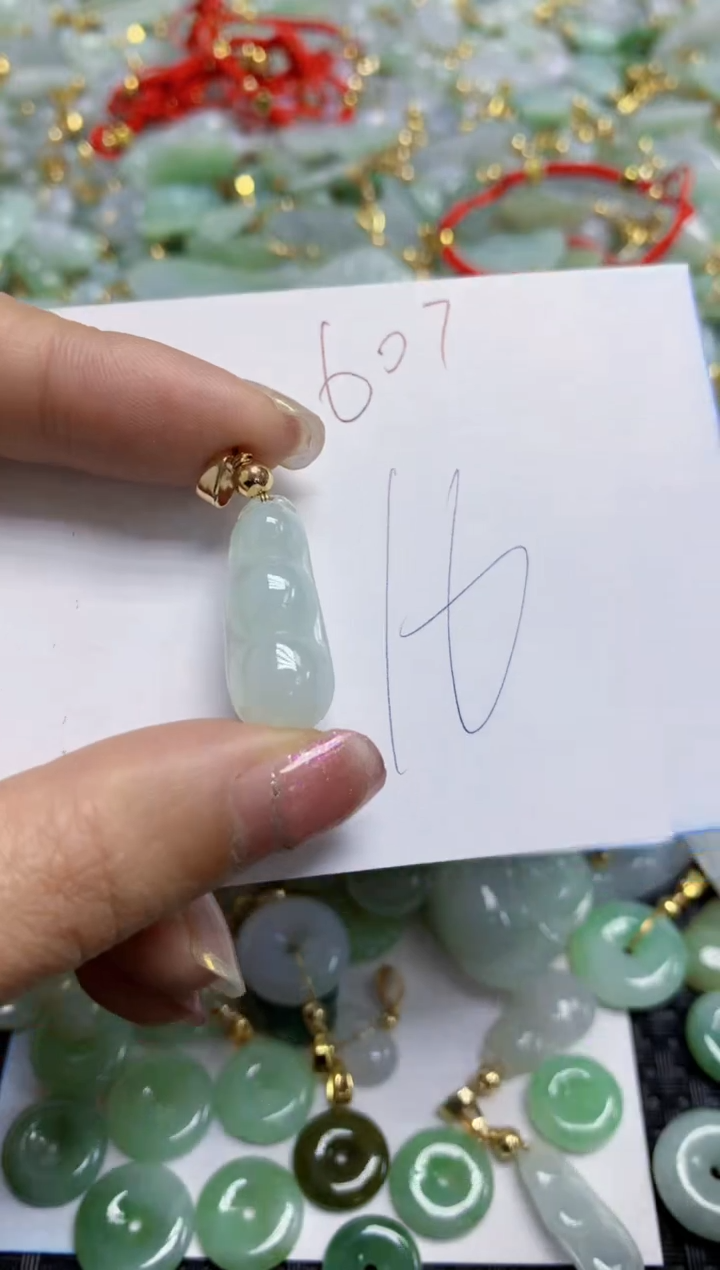 【闪购商品】翡翠颈饰合金  天然A货翡翠