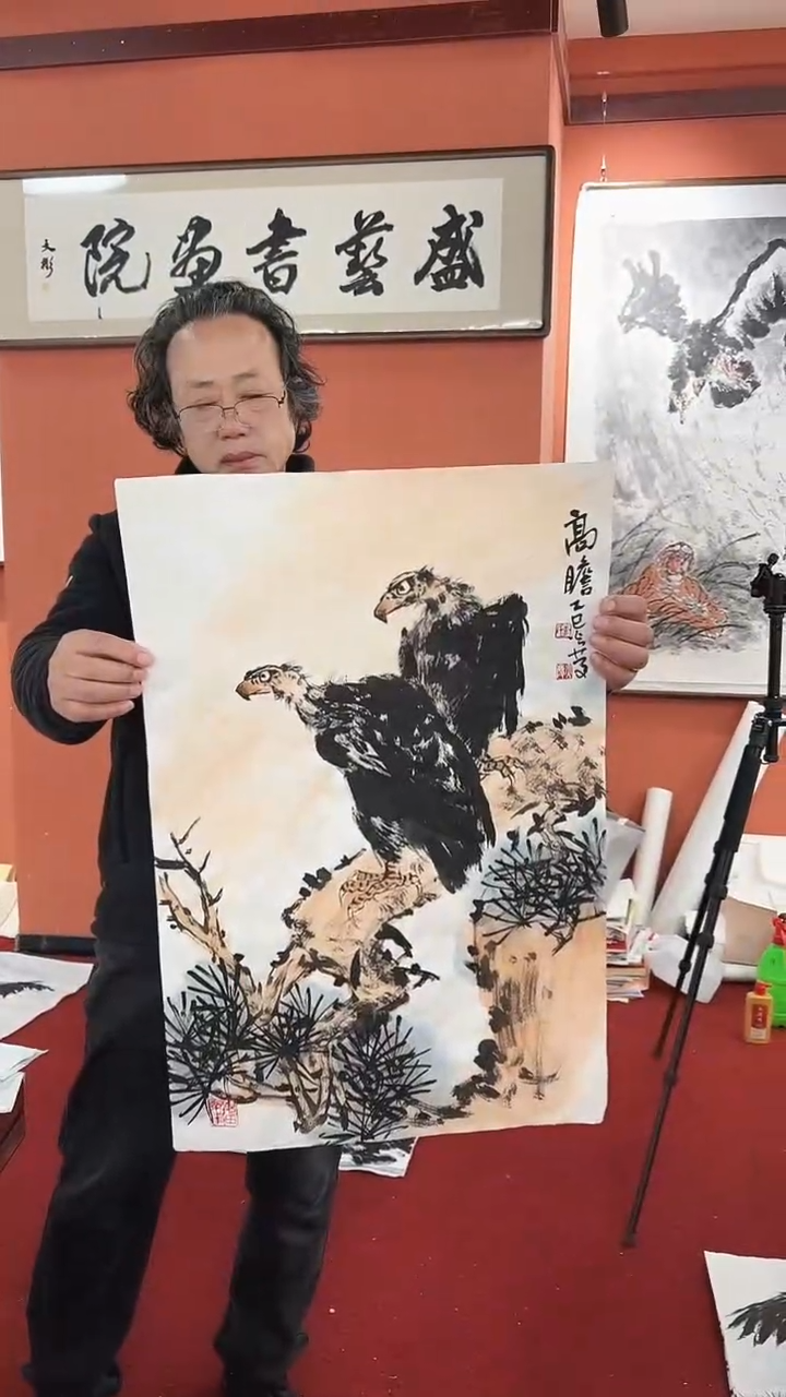 国画李火庆/国画/花鸟