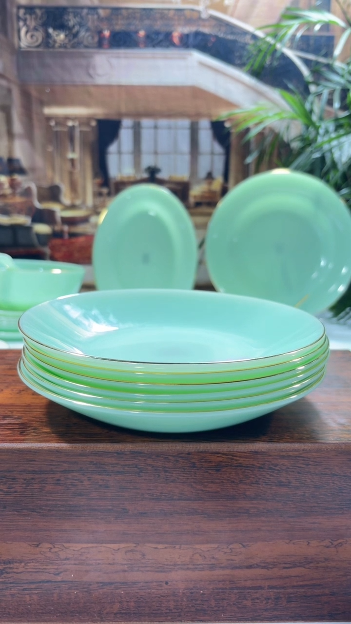 【闪购商品】...8英寸深盘6个  玉瓷【贝美】