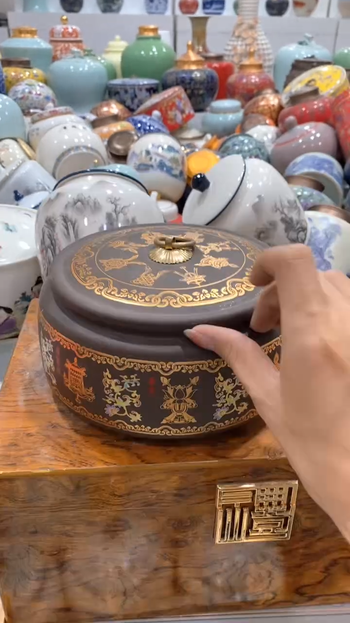 摆件茶叶罐密封罐储存罐