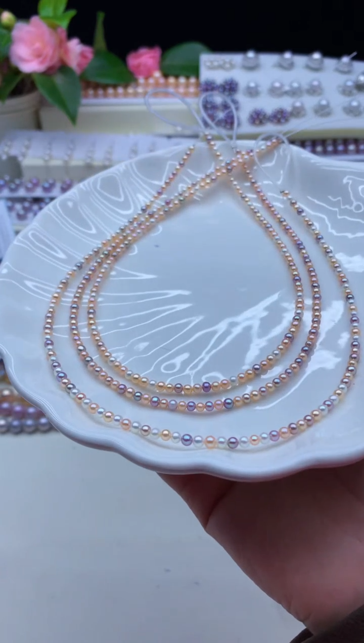 【闪购商品】淡水珍珠颈饰未镶嵌淡水珍珠项链多样性发其一