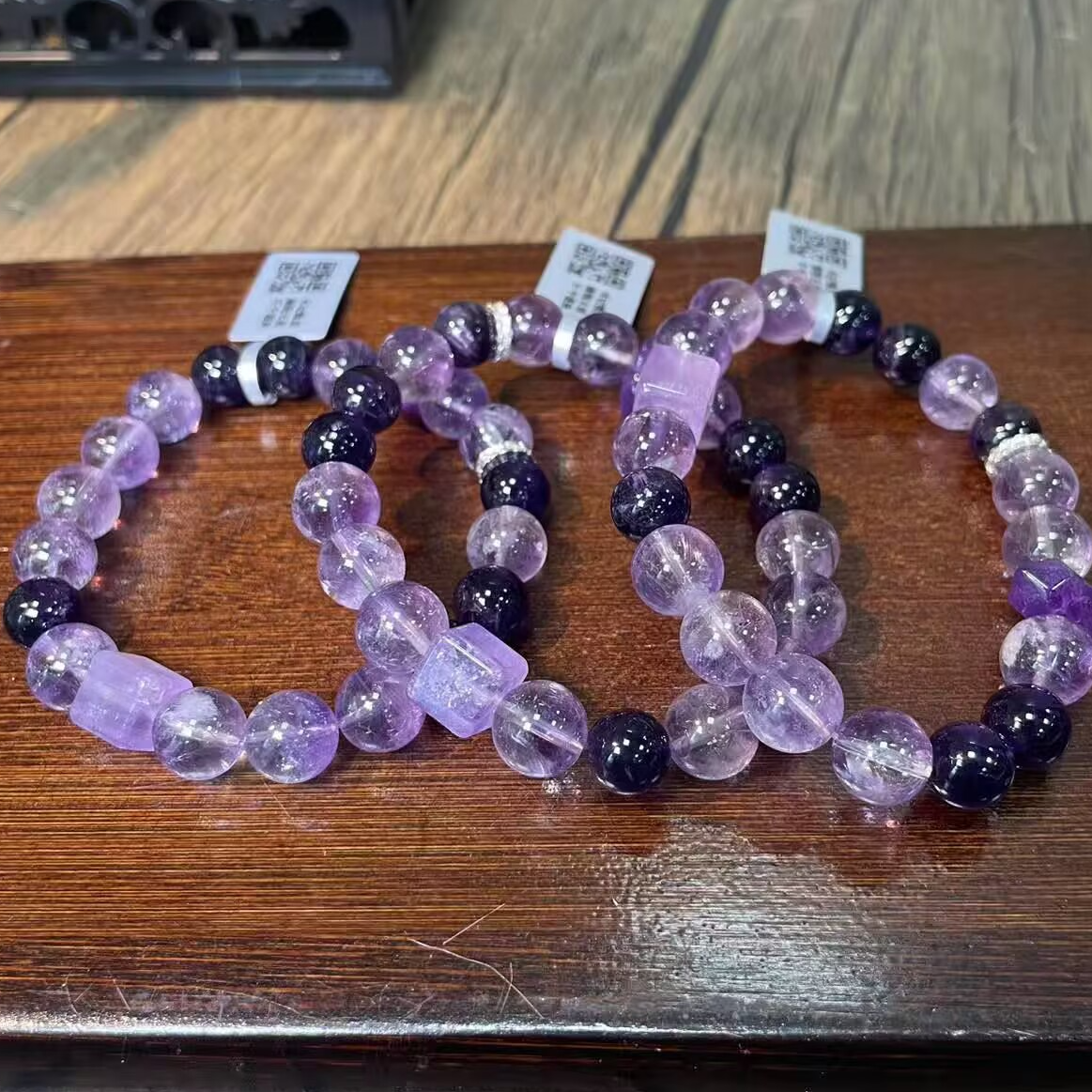 【书记甄选】原创紫水晶单圈手链 多样性发一件 约9mm BB652