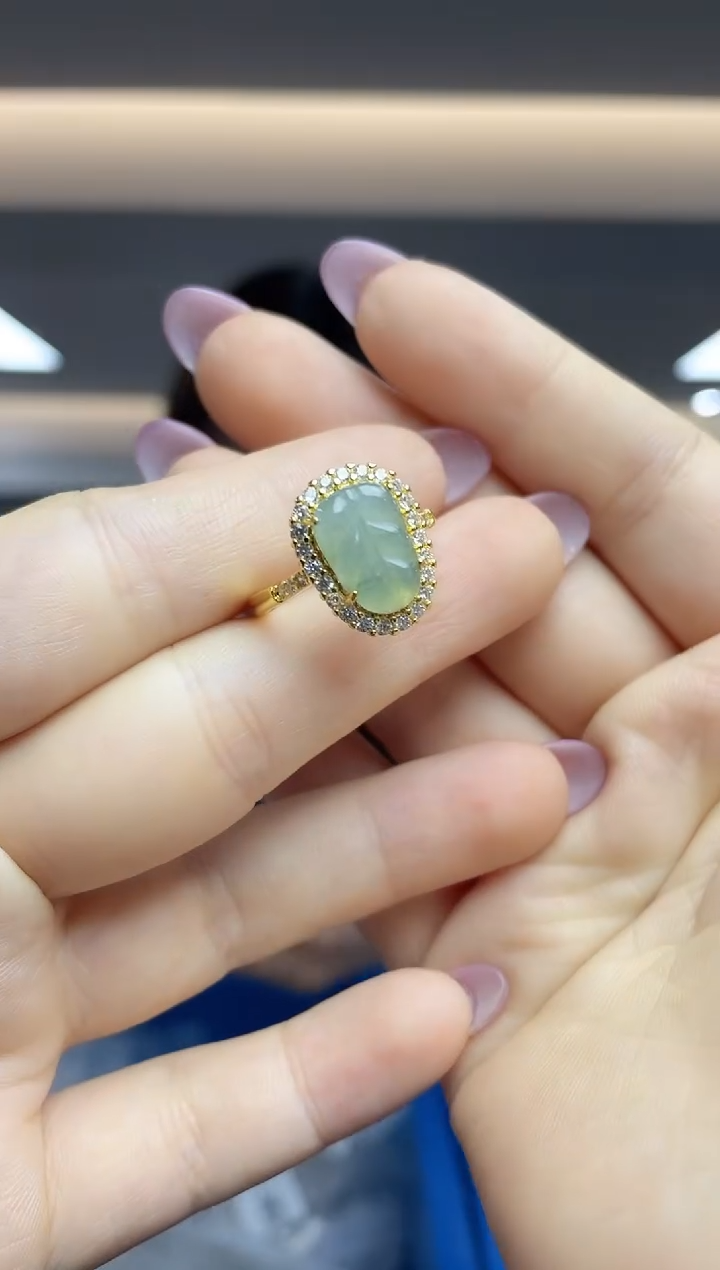 翡翠戒指未镶嵌（多样性发一件）