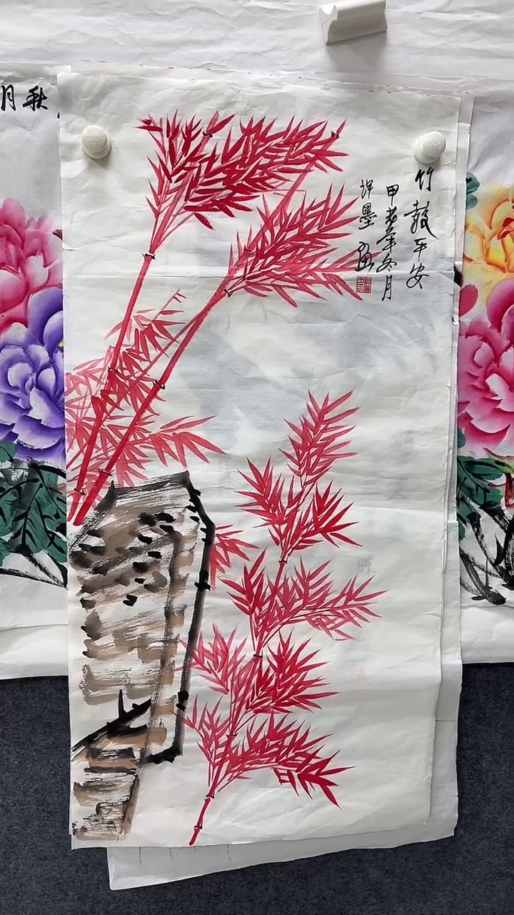 联诺书画年画年画红烛