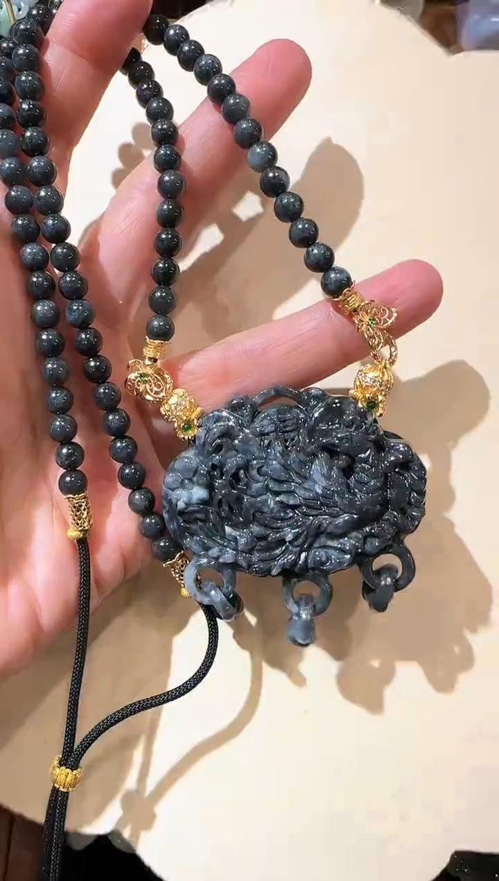 【闪购商品】翡翠颈饰未镶嵌国风