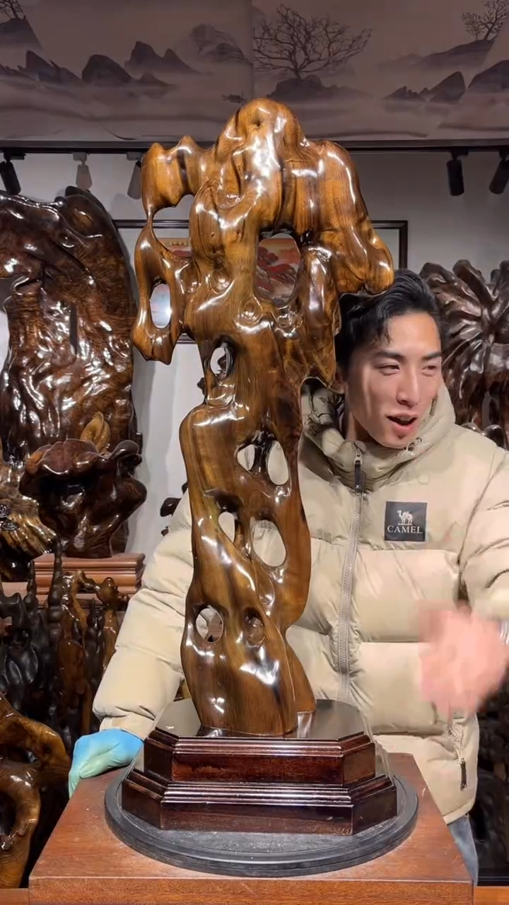 【闪购商品】金丝楠木艺金丝楠木自然摆件