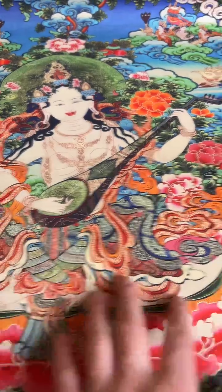 卷轴画手绘唐卡005