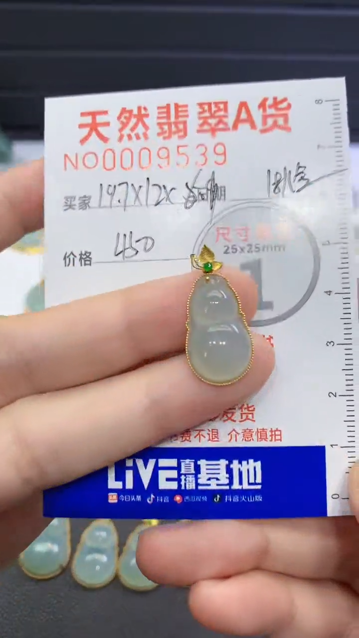 【闪购商品】翡翠颈饰18K金镶嵌翡翠