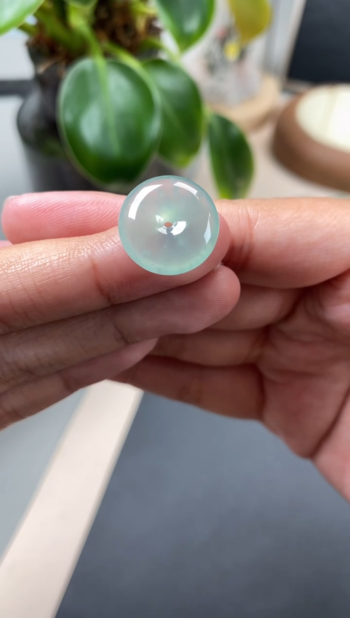 【闪购商品】翡翠颈饰未镶嵌翡翠冰晴平安扣