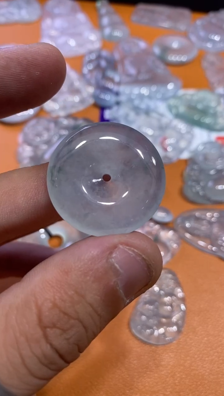 【闪购商品】翡翠吊坠(不含链)未镶嵌扣子3580