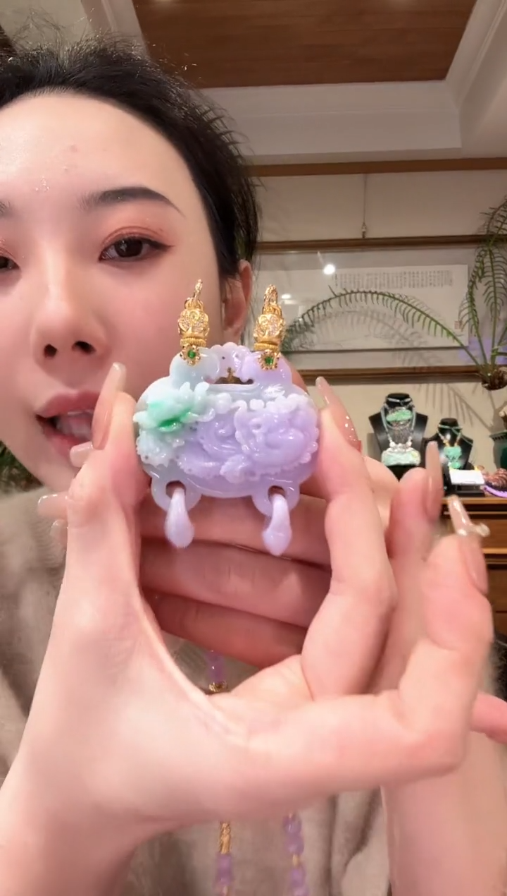 【闪购商品】翡翠颈饰未镶嵌国风