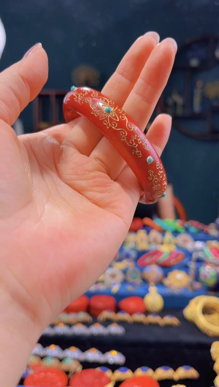 非遗绝技 金漆镶嵌手镯 58 59 60