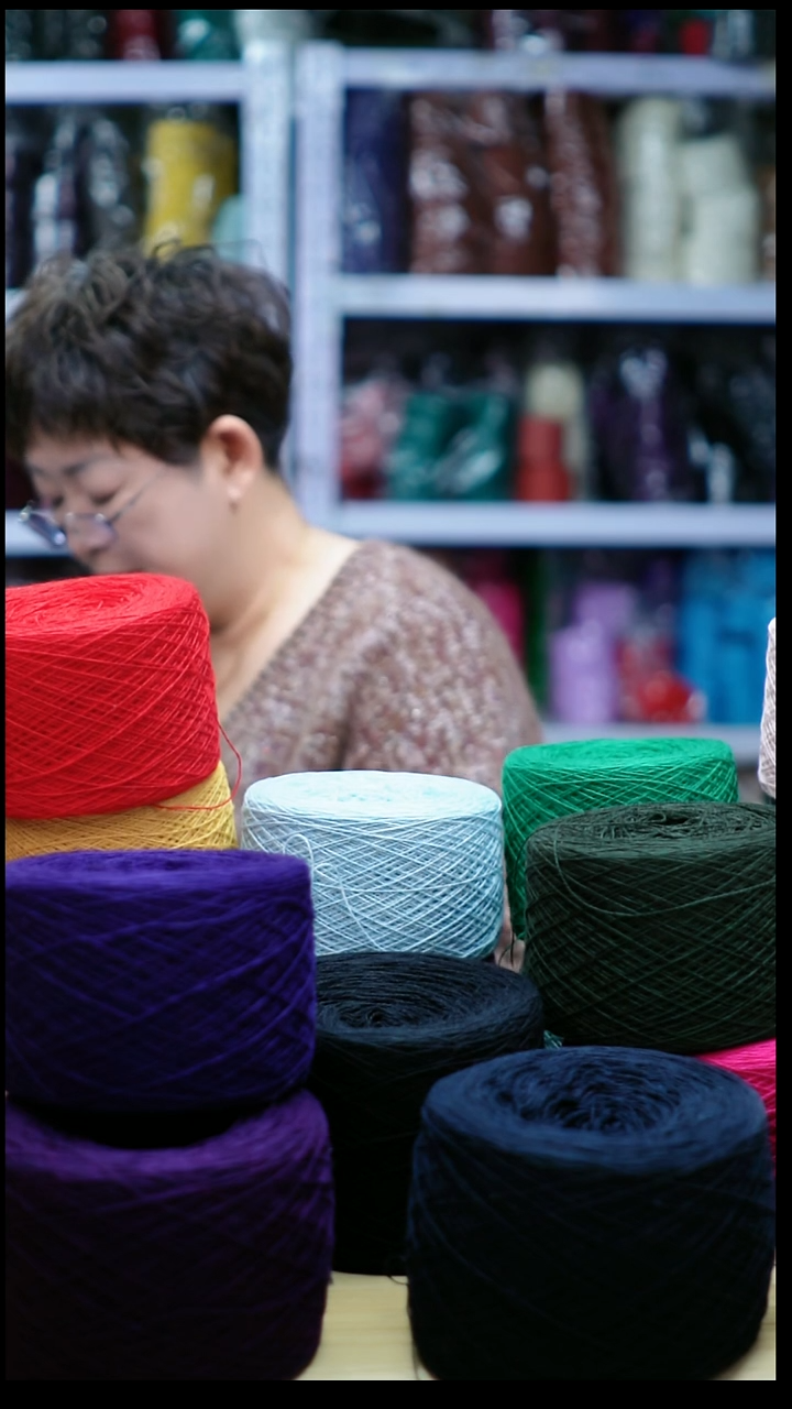 羊绒欢姐编织E174