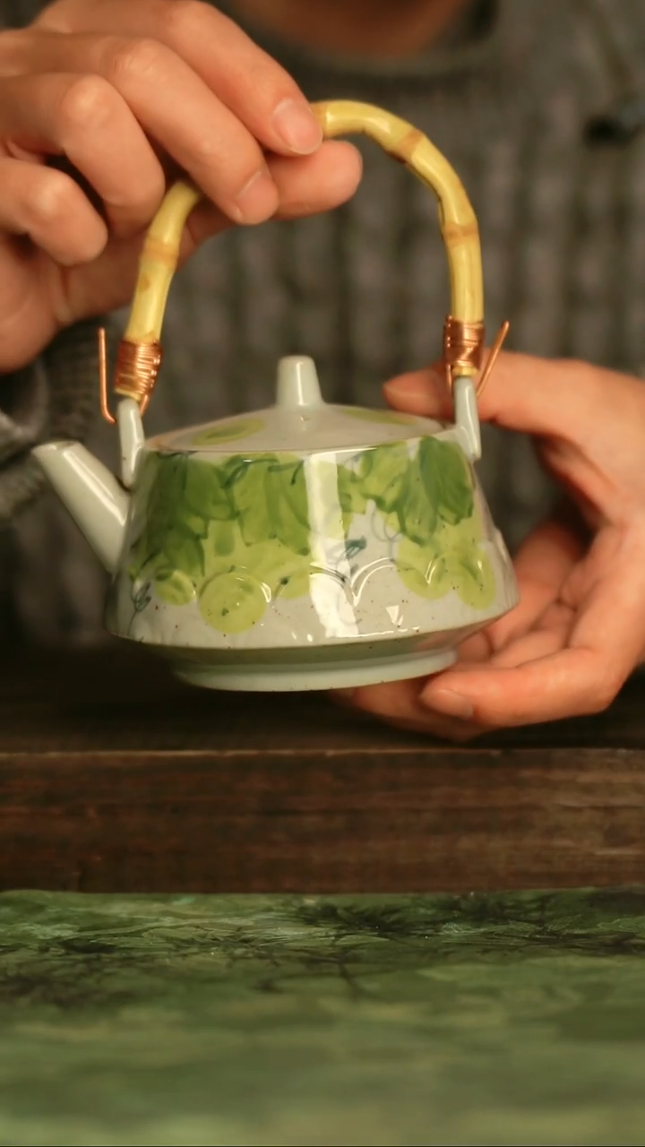 手工手绘瓷器青诗集手工手绘瓷器