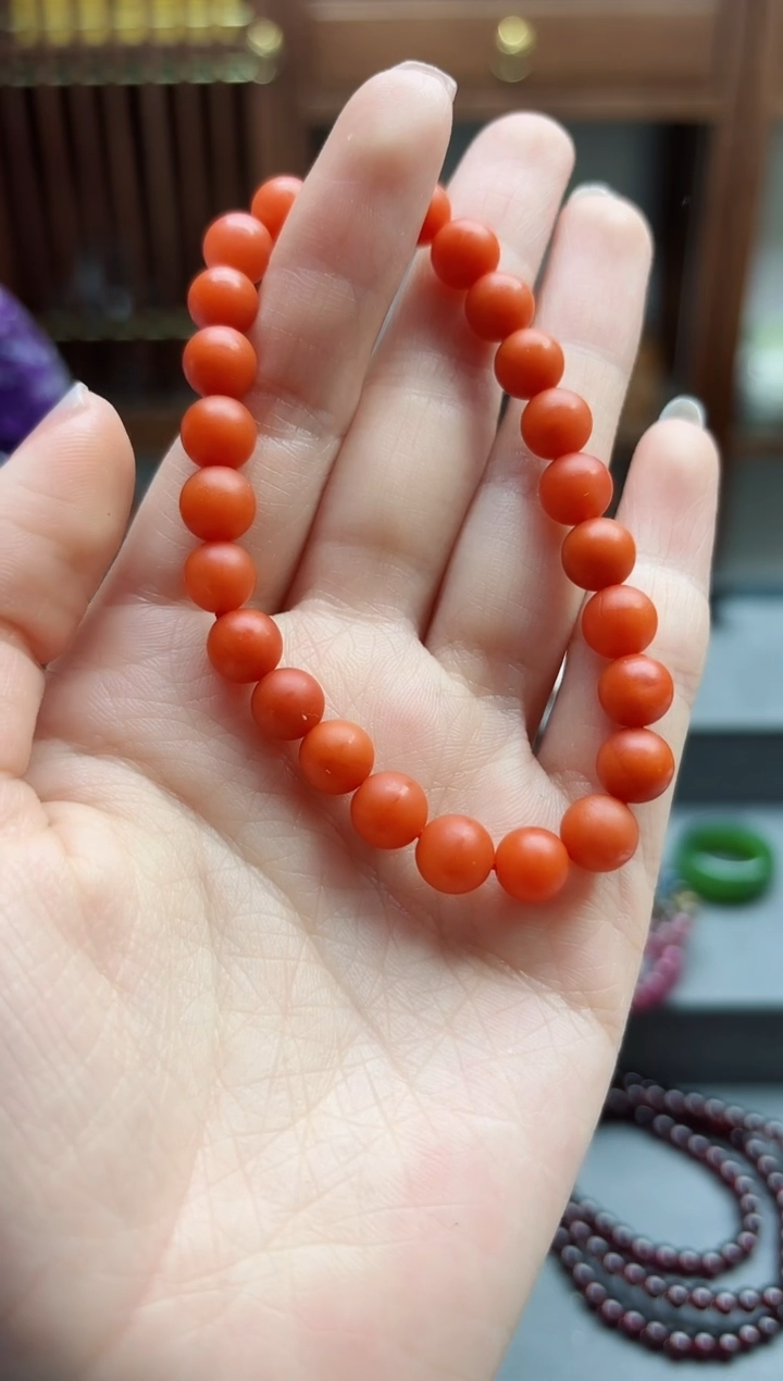 【闪购商品】南红玛瑙手串未镶嵌南红手串 JY