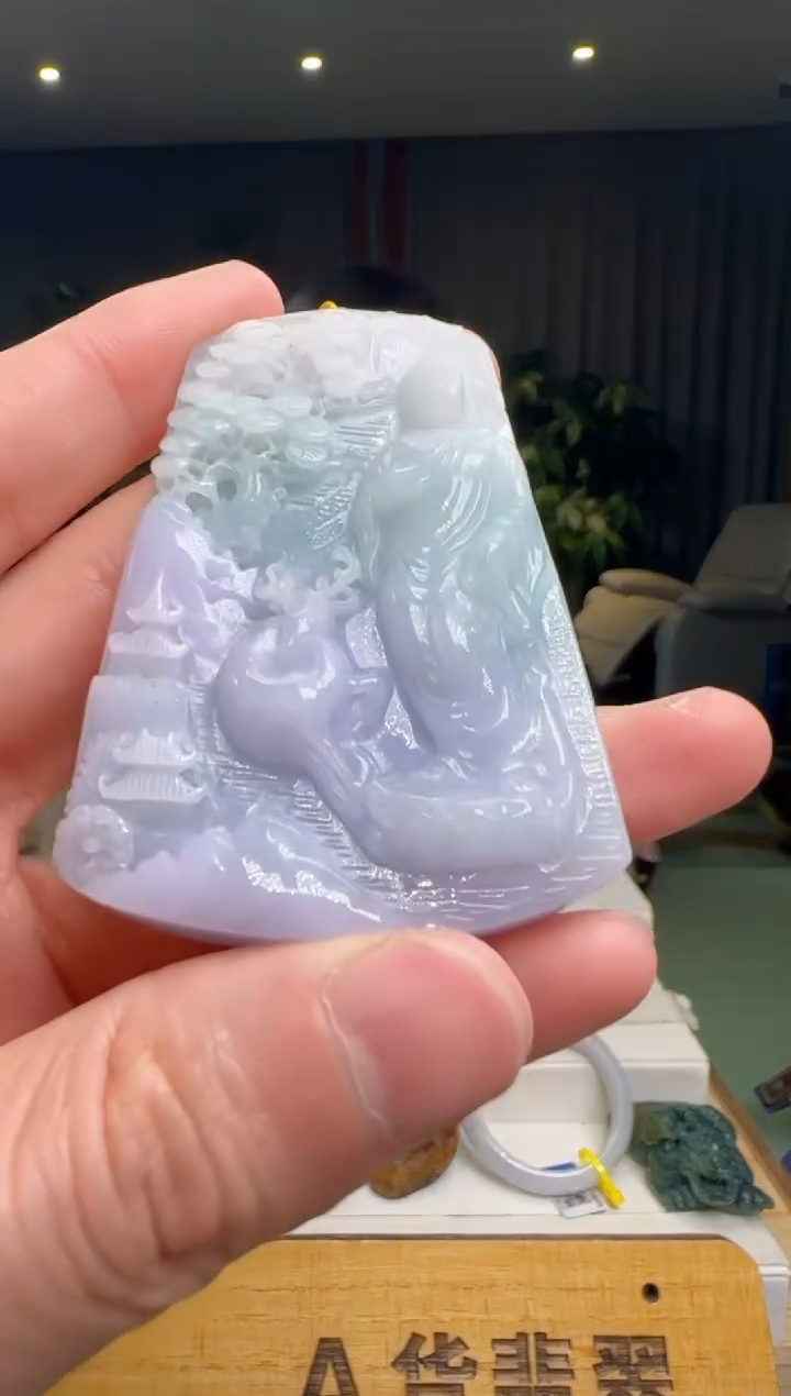 【闪购商品】翡翠颈饰未镶嵌DY@@960Q3J13918