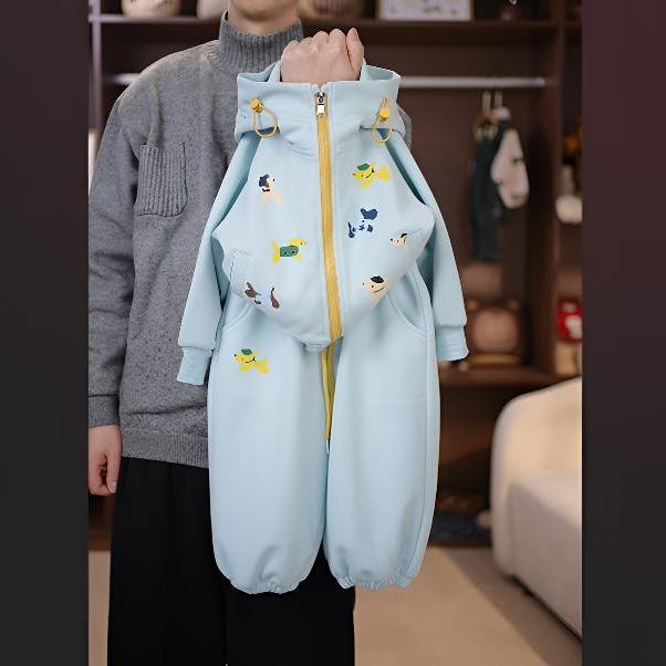 【念宝家】男女中小童2025年新款儿童秋季外套套装可爱男孩春款上衣