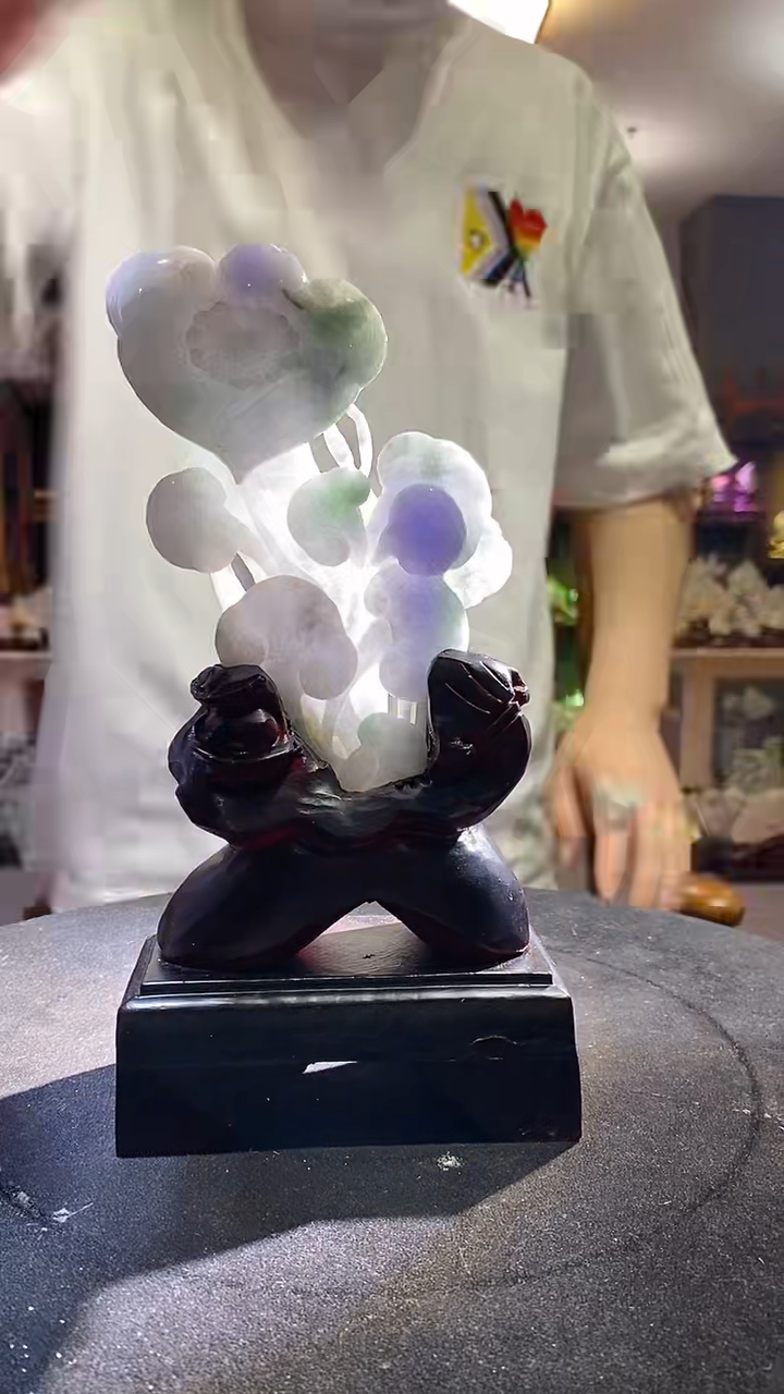 【闪购商品】定制翡翠未镶嵌03/0303/W/如意