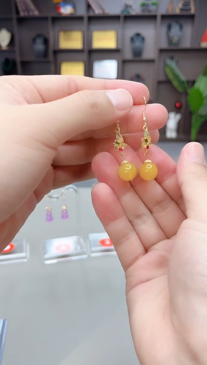 未镶嵌耳饰玛瑙/玉髓318000