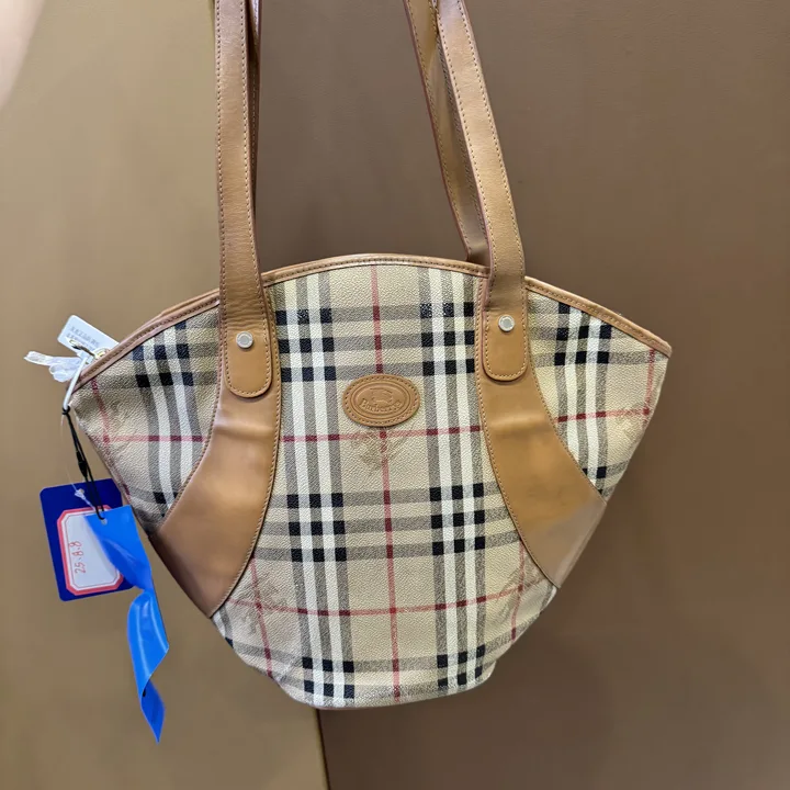 95新 BURBERRY/博柏利 格纹单肩包/F3MS05621838/1838