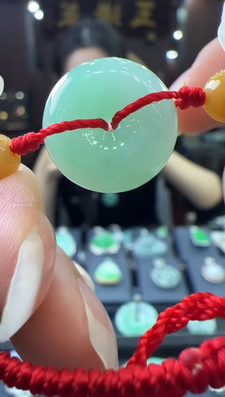 【闪购商品】翡翠挂件未镶嵌儿童手绳