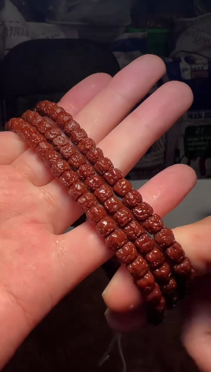 手串金刚菩提超头精挑龙切佛手108-7mm