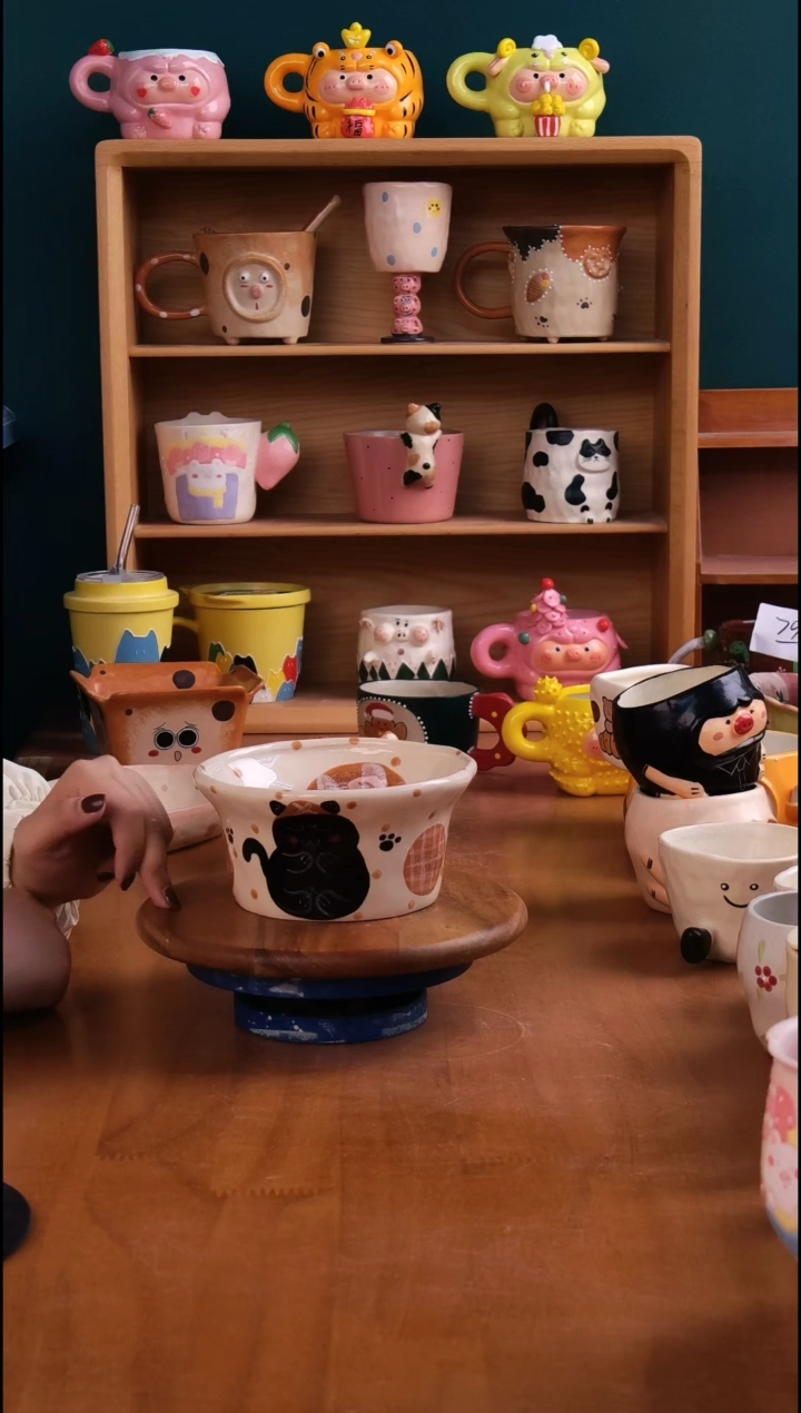 摆件陶景德镇原创手工陶瓷