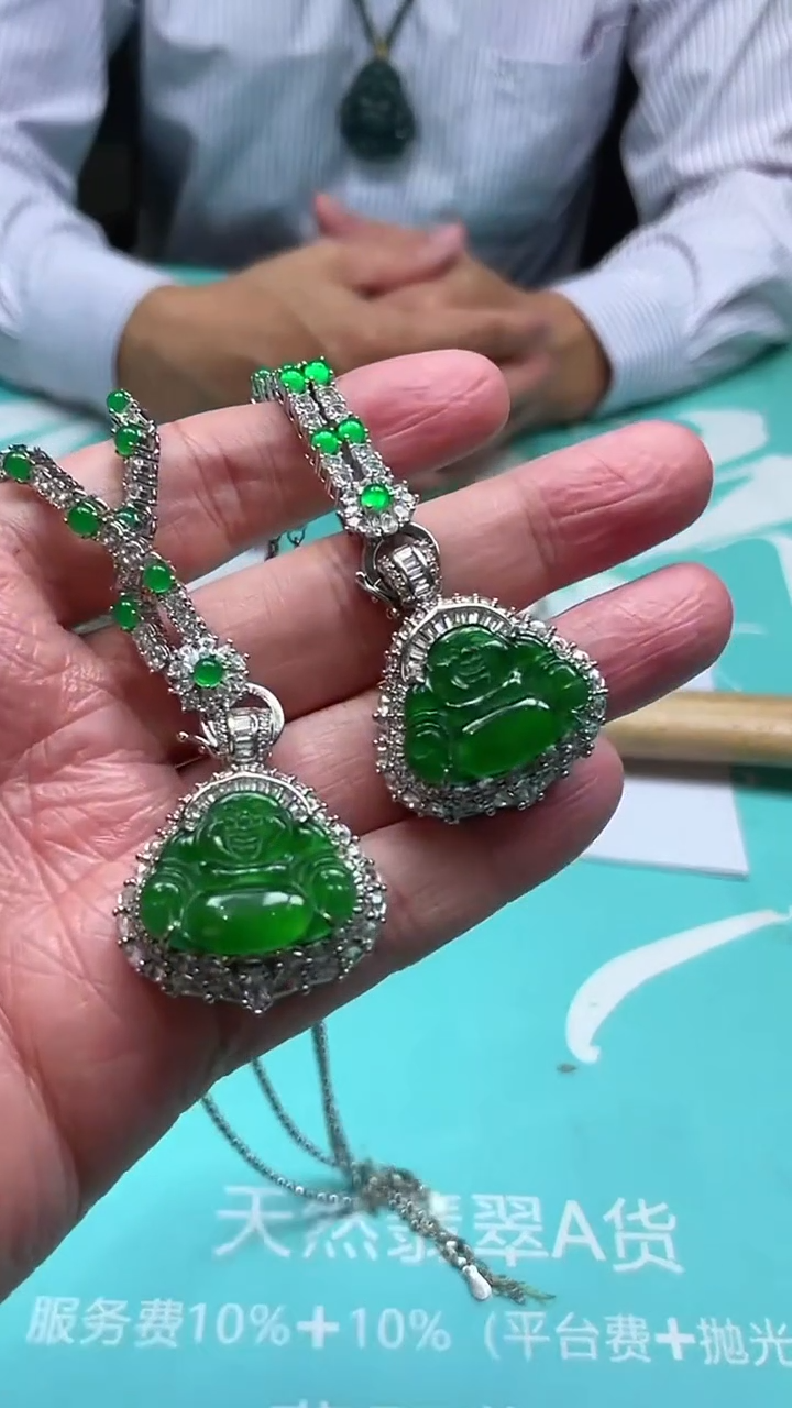 未镶嵌定制翡翠娃**~-毛货-不退不换-多样性-发两个