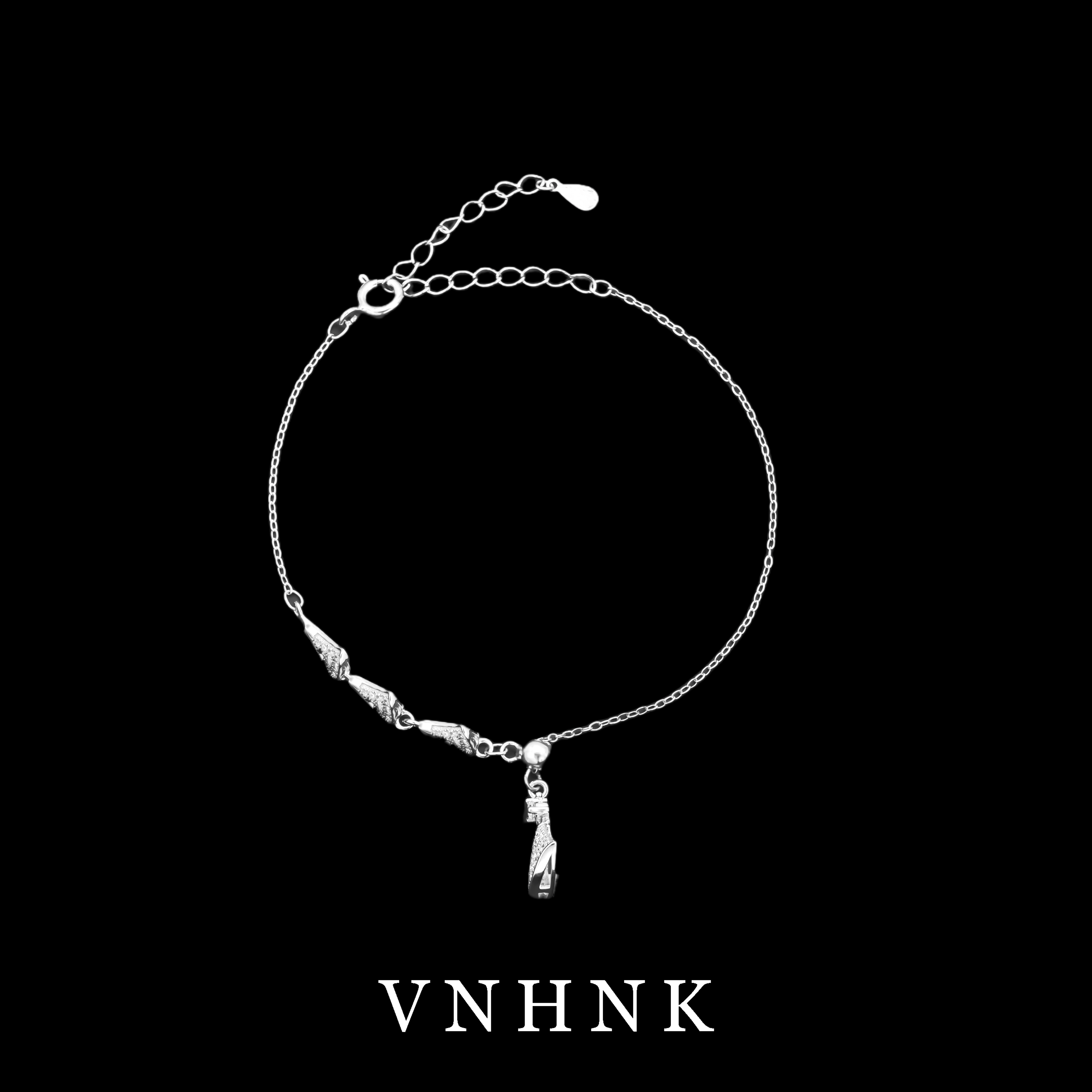 925银合成锆石手链 美可儿   T1035  （22cm）银色时尚气质百搭手链