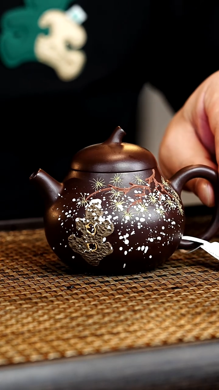 茶壶紫砂宜兴紫砂壶      32  老茄皮紫