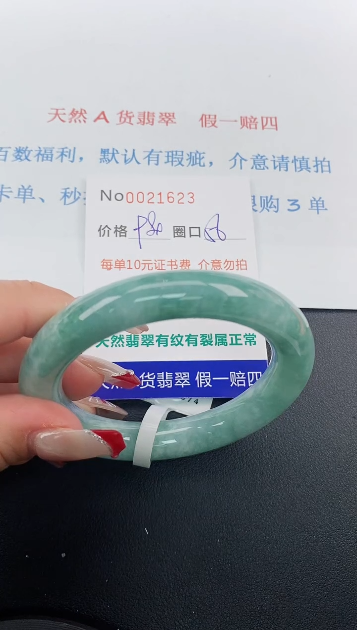 【闪购商品】翡翠手镯未镶嵌天然A货翡翠未镶嵌0021623