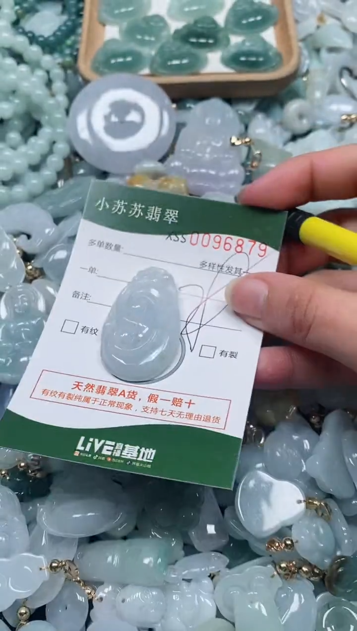 【闪购商品】翡翠颈饰未镶嵌闪购商品0096879