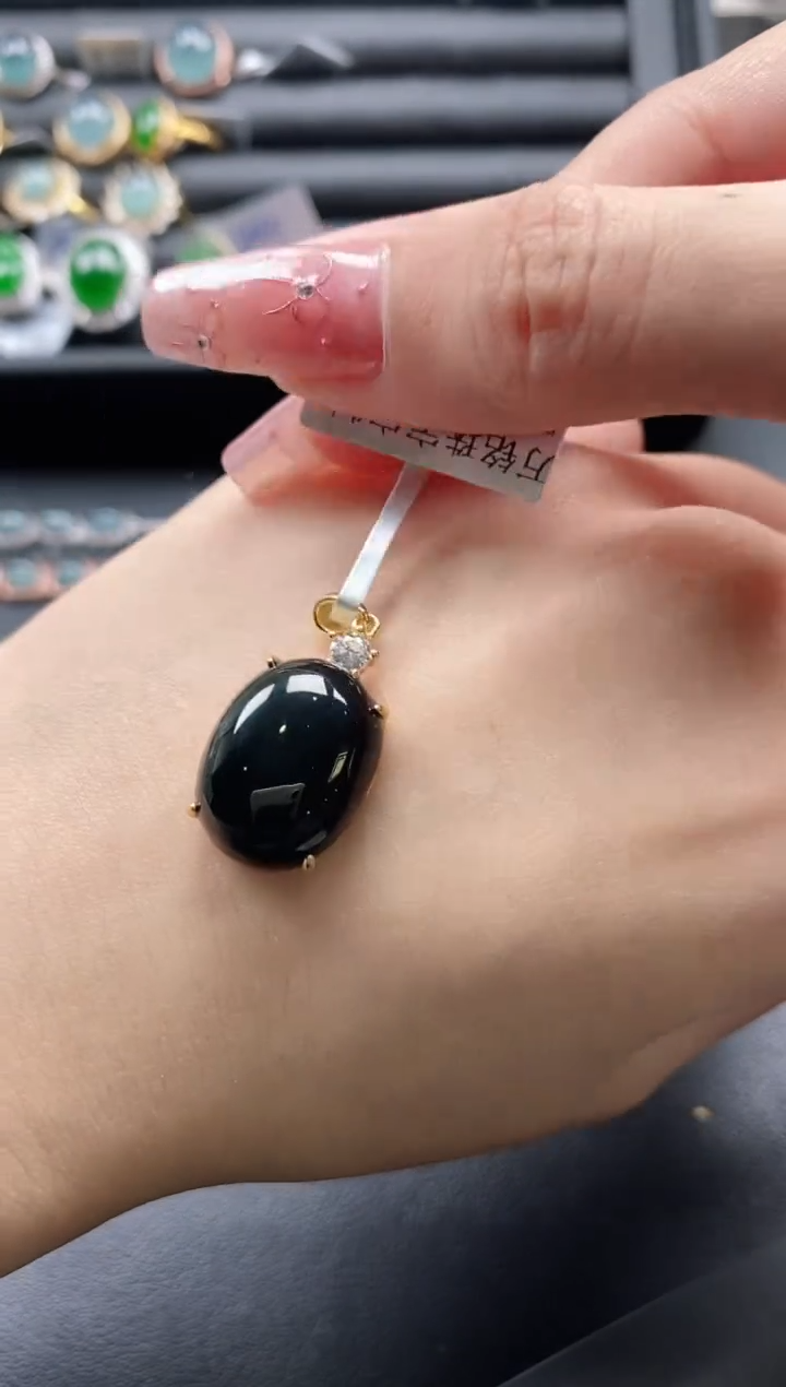 【闪购商品】翡翠戒指银S925镶嵌1111