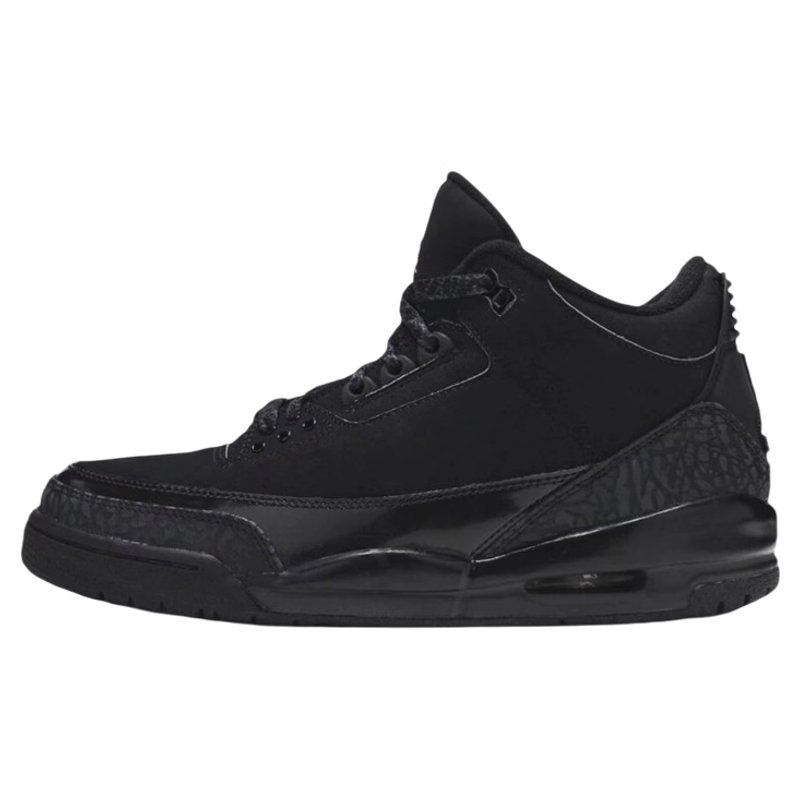 NIKE/耐克Air Jordan 3 AJ3”黑猫 黑色男款低帮篮球鞋 CT8532-001