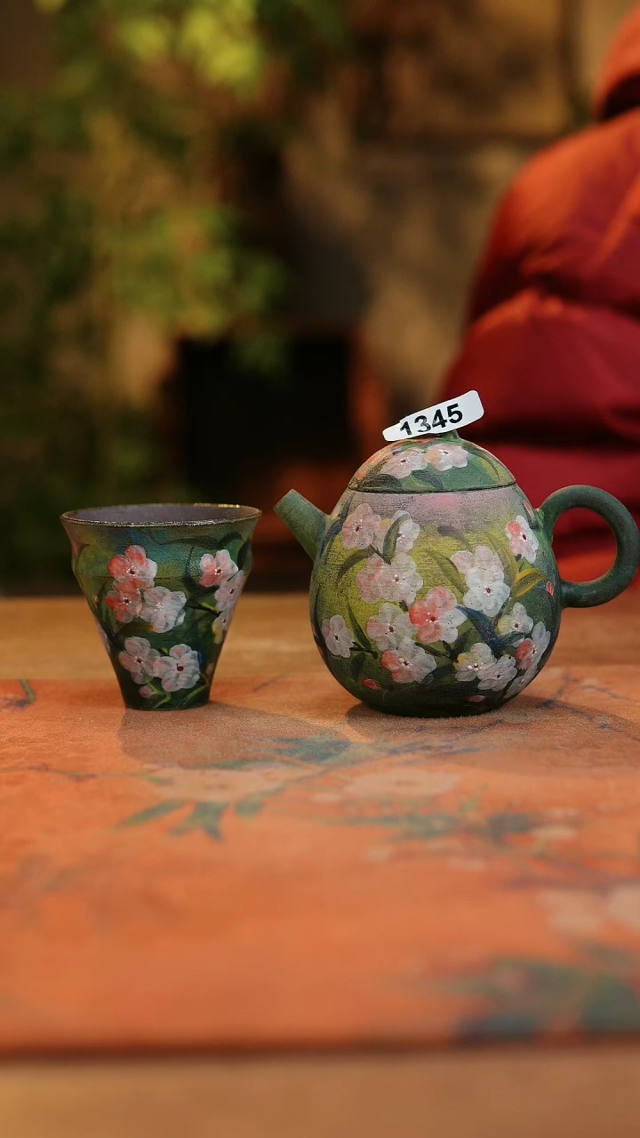 【闪购商品】瓷片1345景德镇手工手绘釉下彩高温瓷