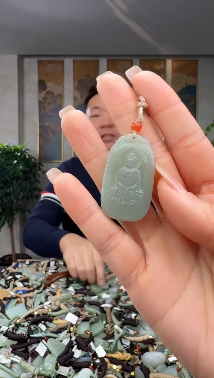 颈饰未镶嵌和田玉拍一发一多样性发货