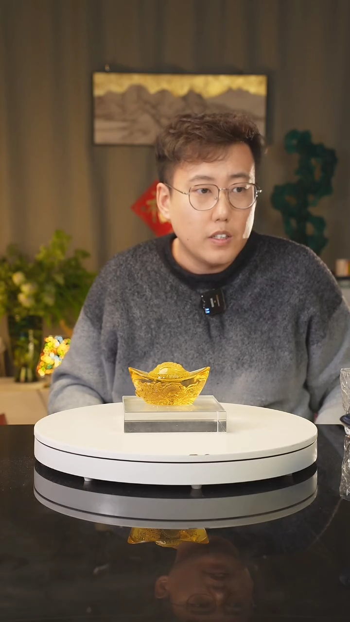 【闪购商品】雅致水晶陶瓷瓷片艺术摆件礼品