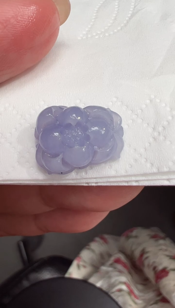 【闪购商品】定制翡翠未镶嵌16.1*12.9*7.3花花