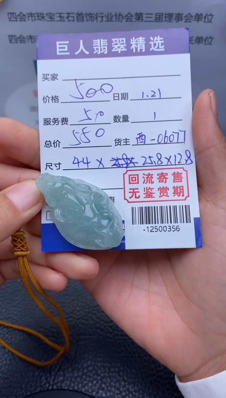 【闪购商品】翡翠颈饰未镶嵌多人-12500356