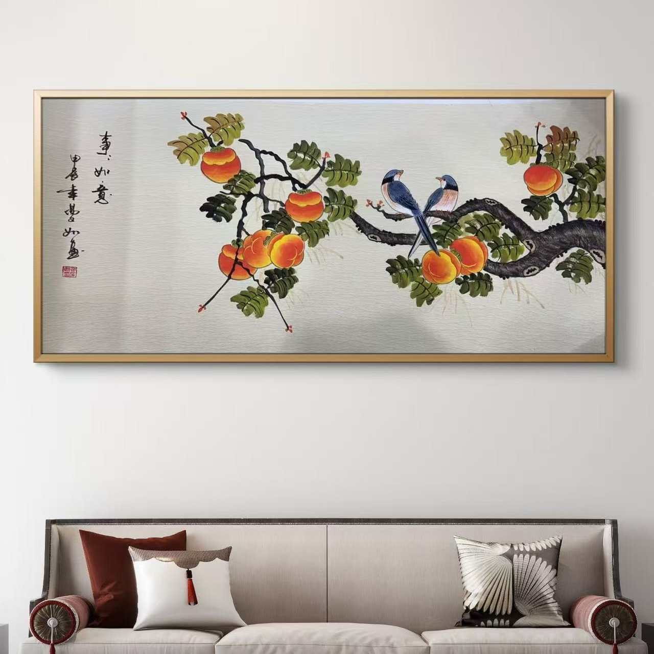 橱窗展示/山艺文化/司曼如（司利）老师/宣纸国画/带证书（展示）