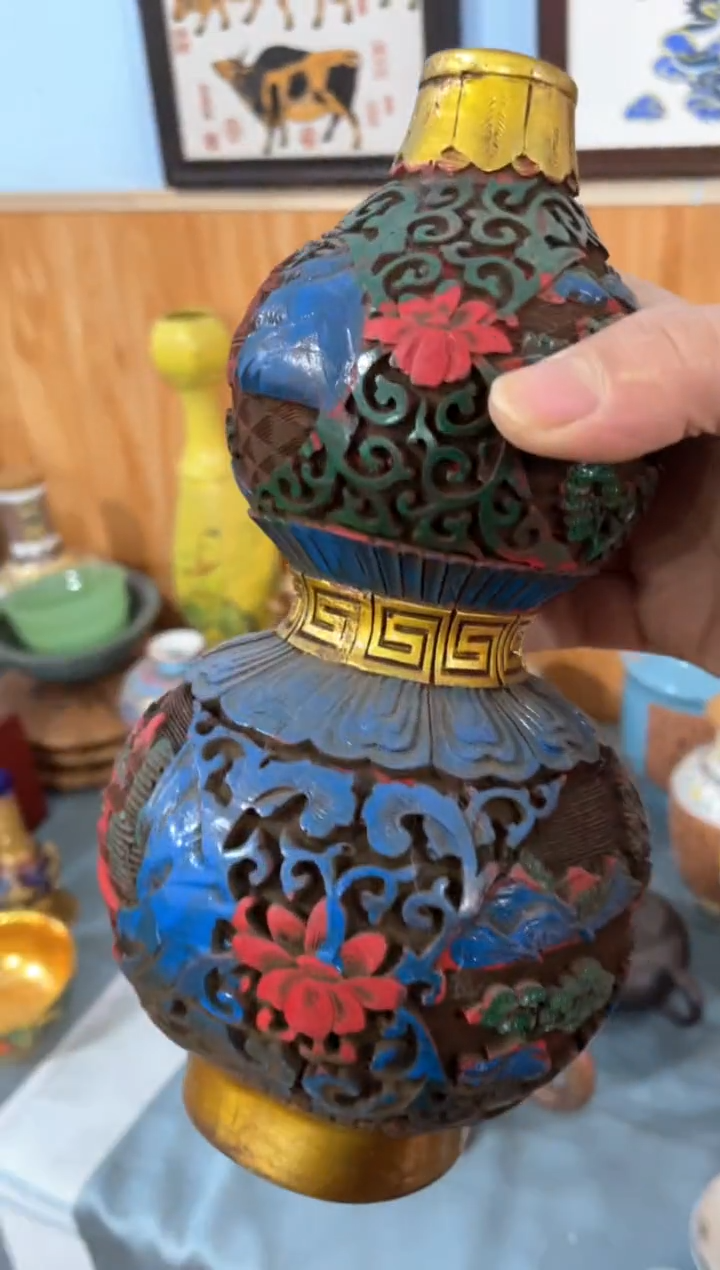 【闪购商品】摆件宫廷影视老旧工艺摆件