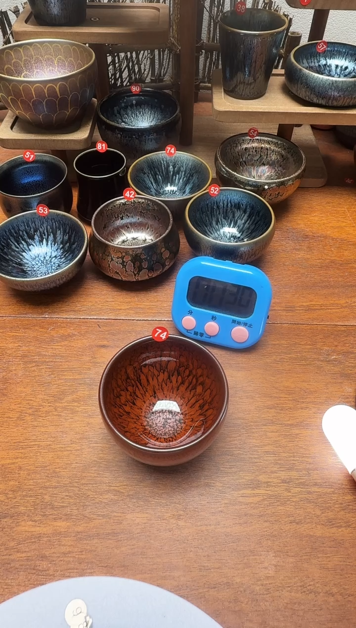 茶盏∯**∰74号建盏工匠茶器