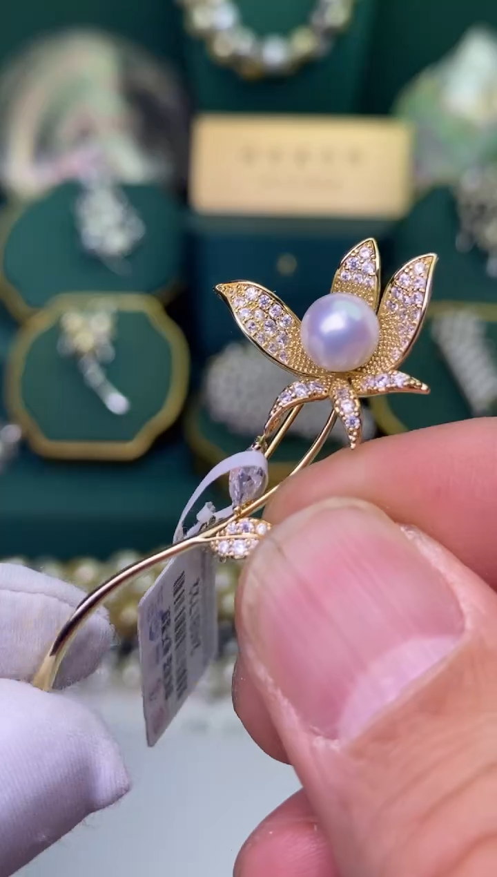 【闪购商品】海水珍珠胸饰未镶嵌6-7