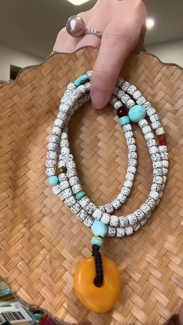 【闪购商品】星月菩提吊坠海蓝专拍星月手串