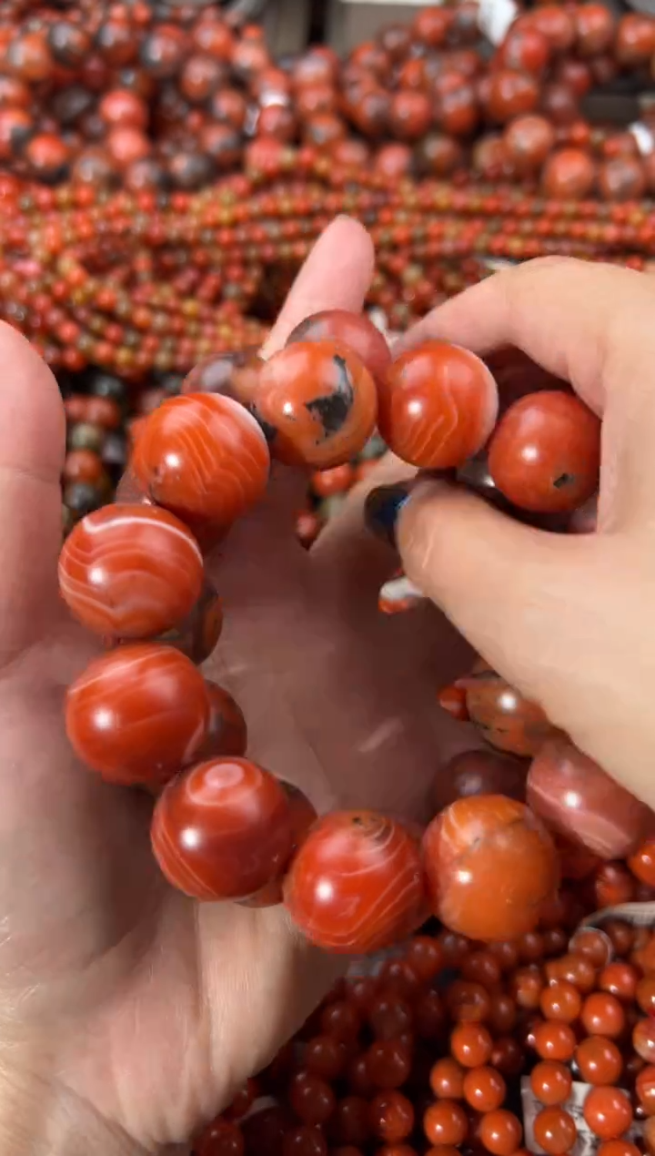 未镶嵌手串南红玛瑙大*20+