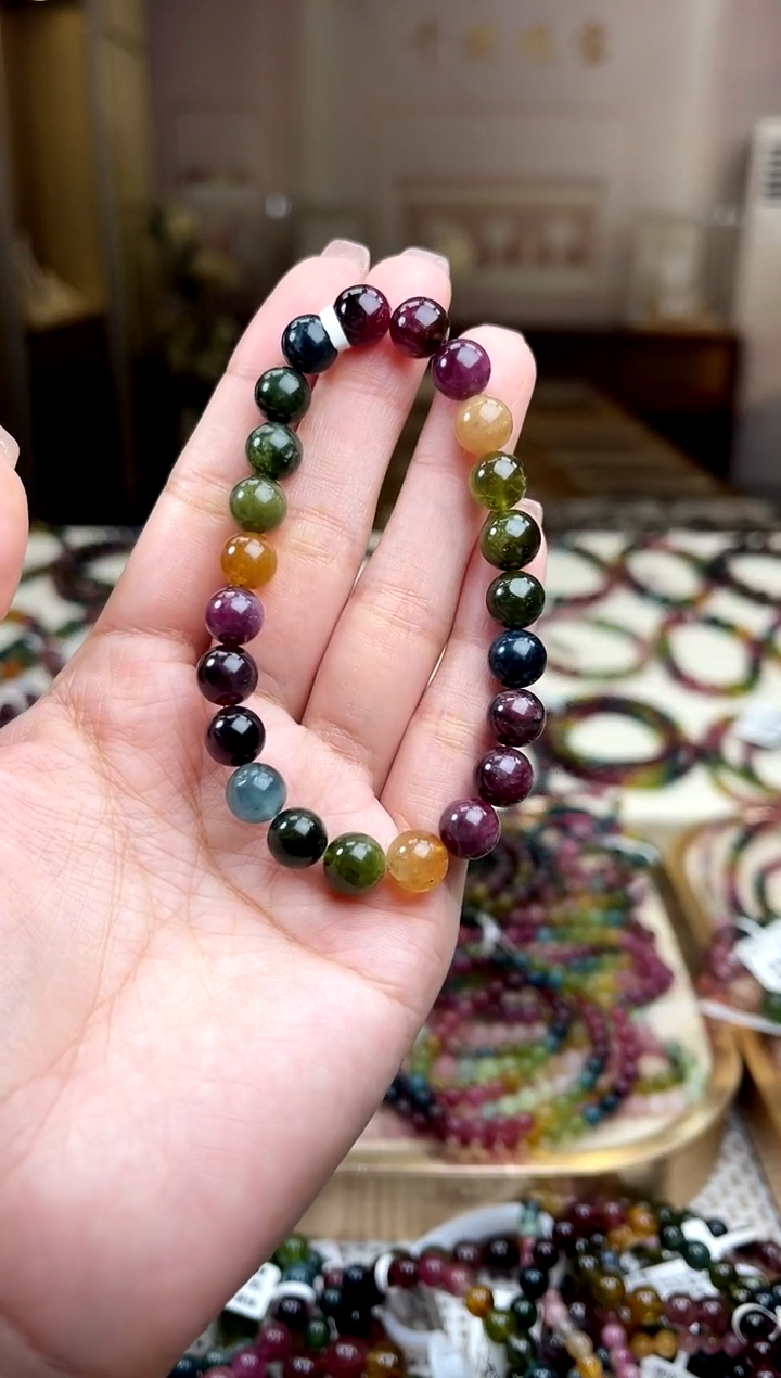 【闪购商品】碧玺/未镶嵌8mm+碧玺单圈多样性发货