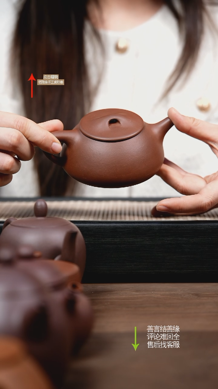 【闪购商品】紫砂茶壶景舟石瓢底槽清