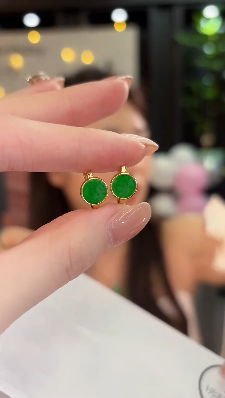 未镶嵌翡翠耳饰缅甸A货/多样性发货/一件
