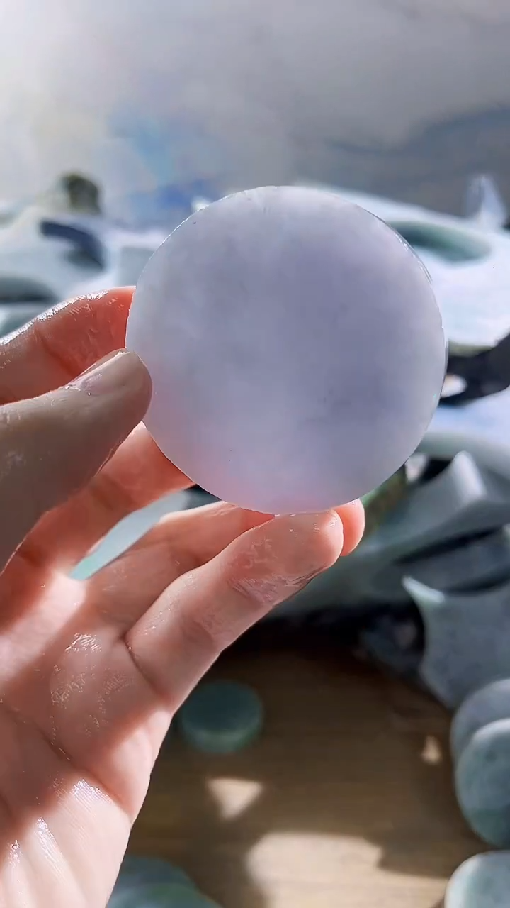 翡翠裸石缅甸翡翠A货文3152